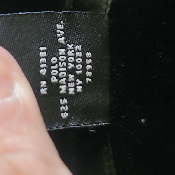 Ralph Lauren Rugby Black Velvet Blazer Sz 2 - Picture 5 of 7